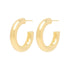 STATEMENT CHUNKY HOOPS GOUD | 25mm